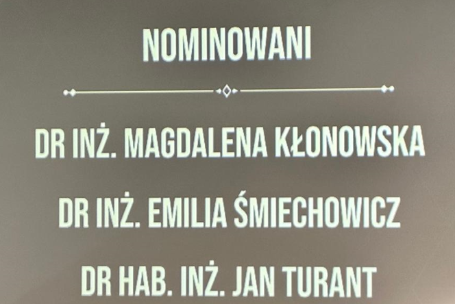 Nominowani w Plebiscycie Najlepszy Nauczyciel Roku PŁ